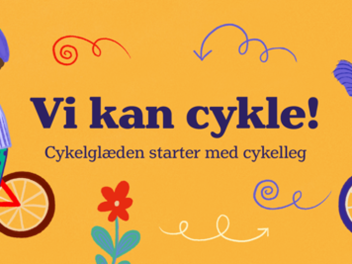 Illustration med teksten: Vi kan cykle